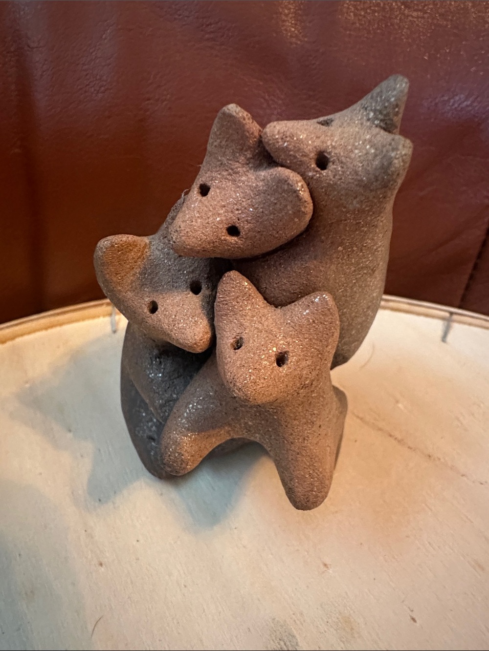 huggie Bears Brown Bear Family Sculpture - by Jason Mondragon